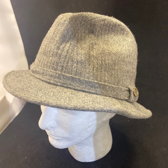 Vintage Richman Brothers USA- Grey / 100% Wool Fedora-Style Hat Size XL - Picture 1 of 7